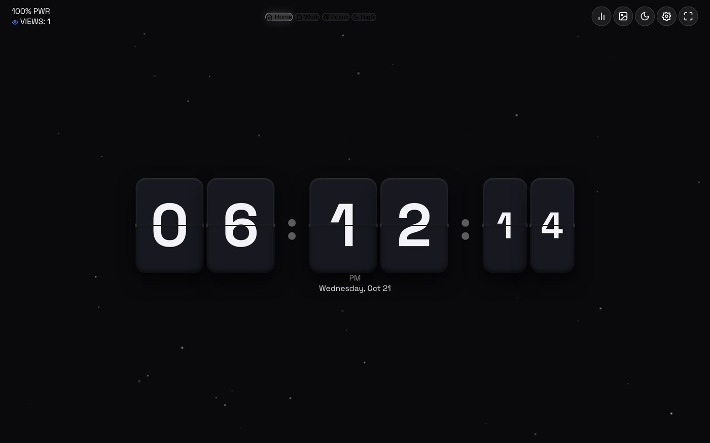 StandBy Mode Pro flip clock